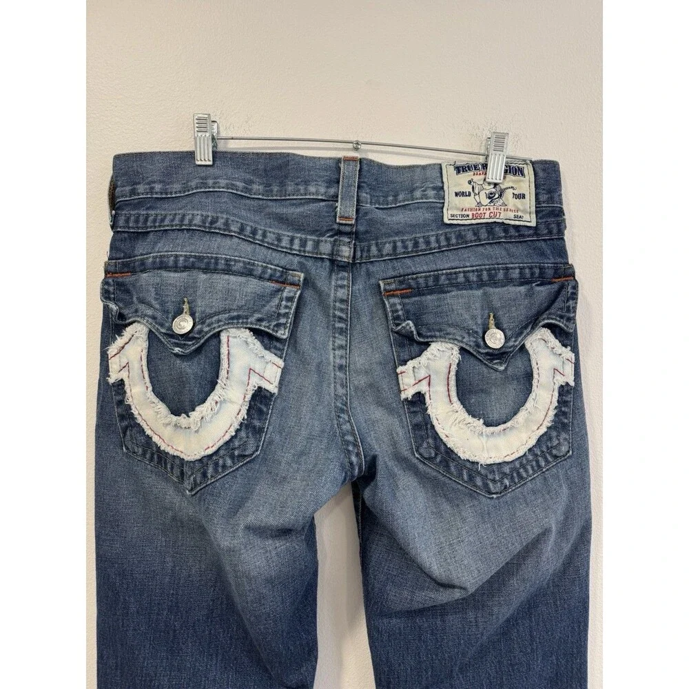 Men’s True Religion World Tour Bootcut Jeans Size 34x33